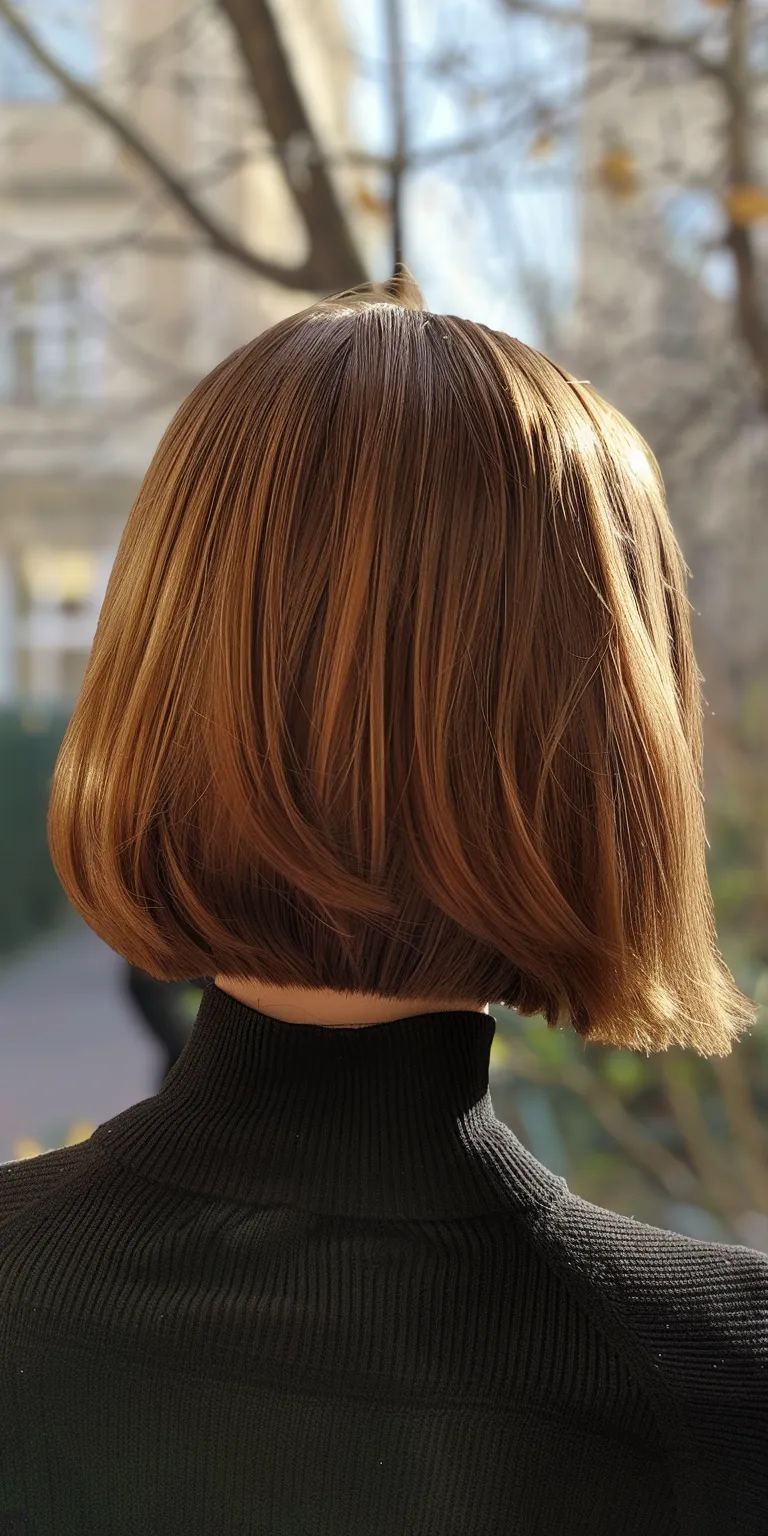 haircuts for oval faces Asymmetric cut, Bob Short brush Professional Stacked bob