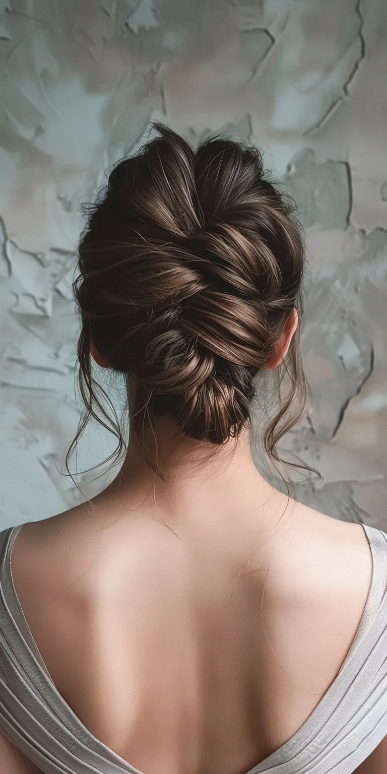 hairstyles for homecoming French braid, Updo, Chignon, Waterfall braids, twist