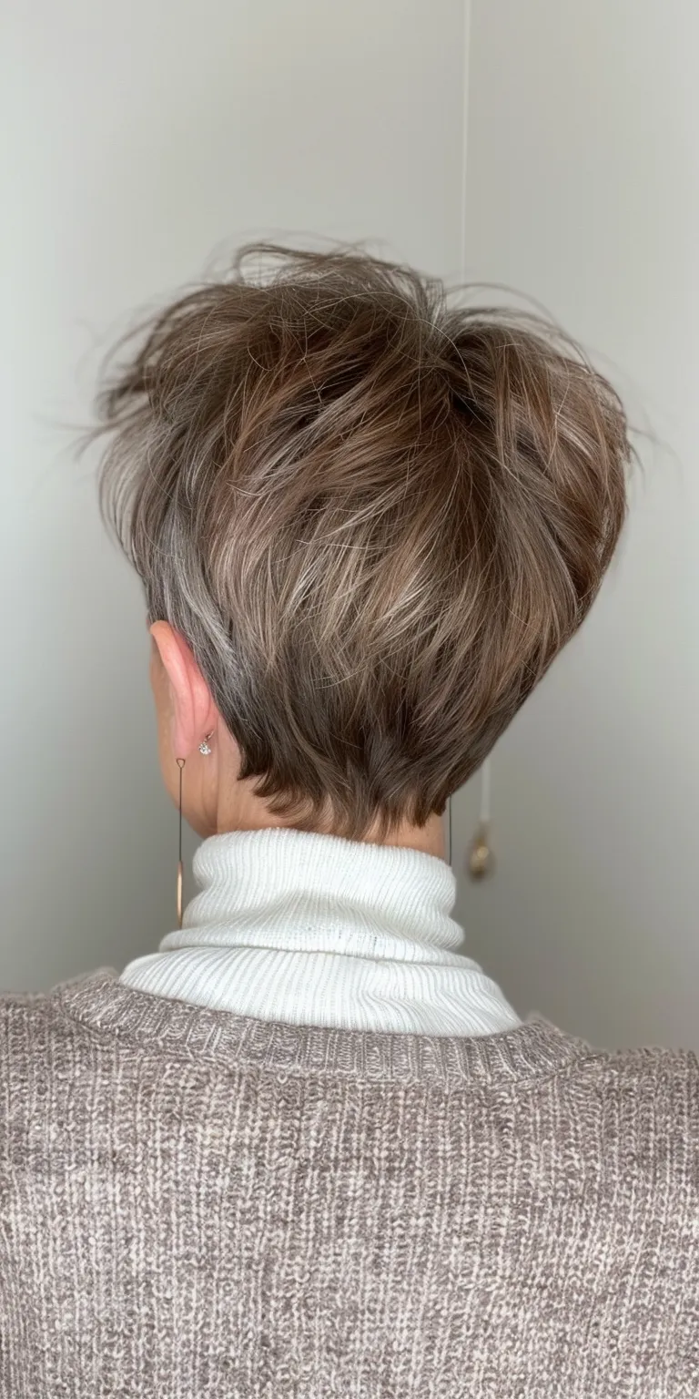 modern haircuts for women Short brush cut, Asymmetric Professional French twist, Layered hair