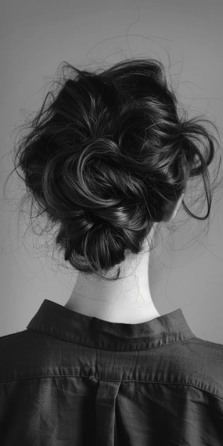 greasy hairstyles Chignon, Updo, French twist, Milkmaid braid, Layered hair