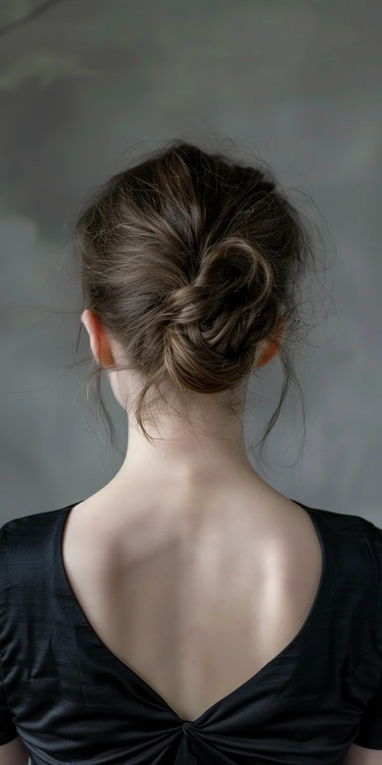 widows peak hairstyles Chignon, Updo, Ballerina bun, Ponytail, Milkmaid braid