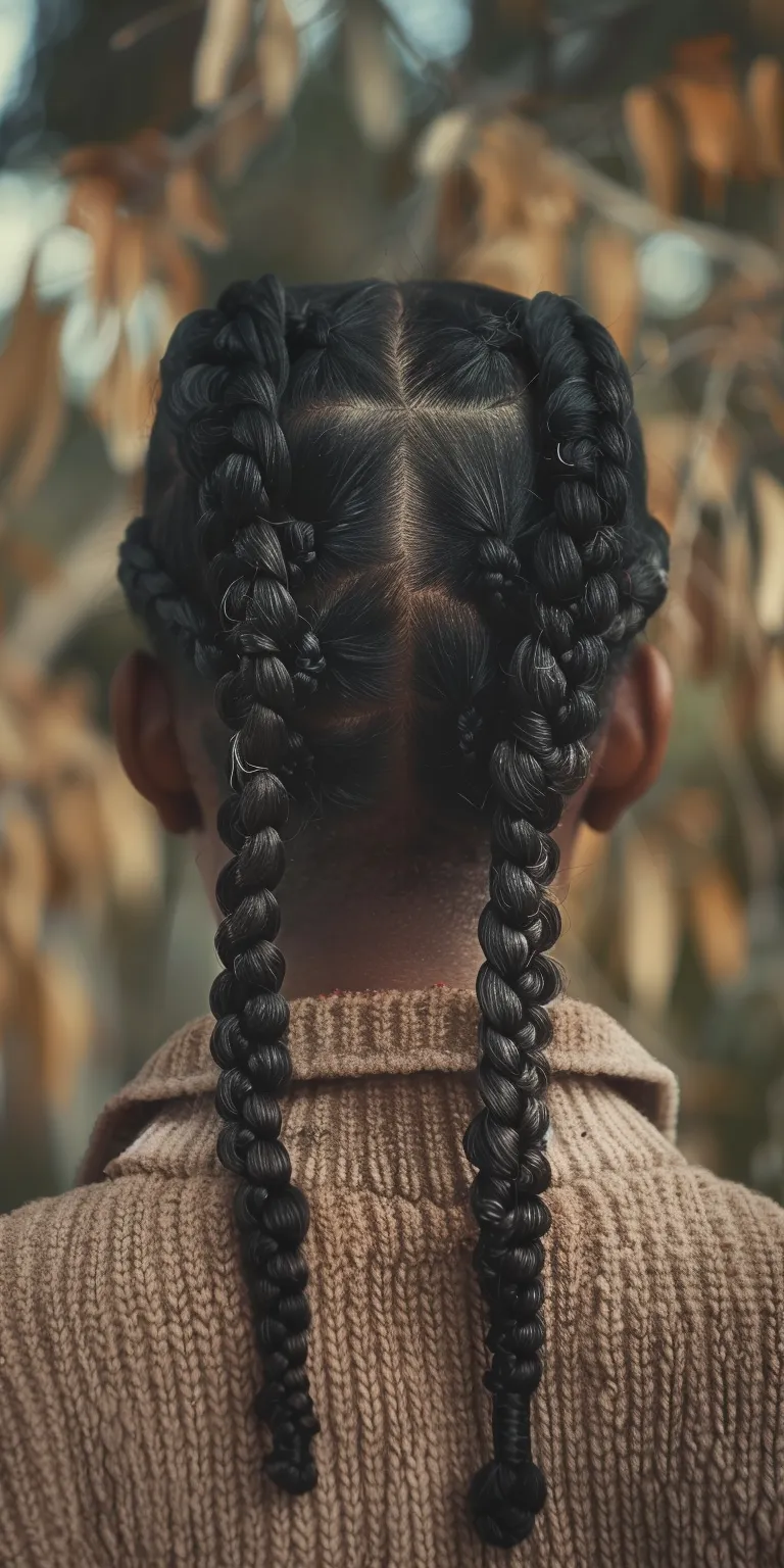 small knotless braids Milkmaid braid, Boho braids, Cornrows, Hair twists, Waterfall