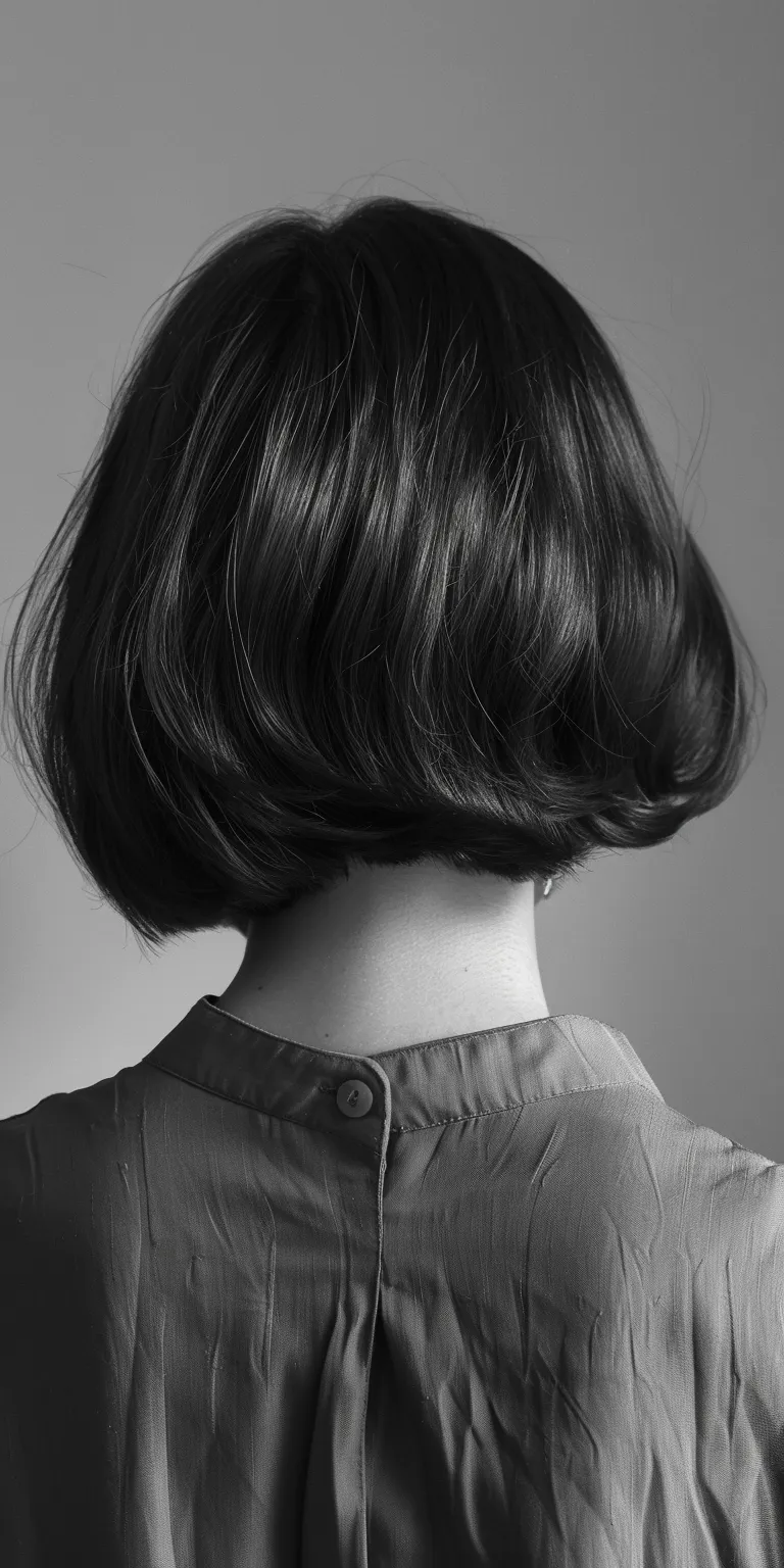 cute haircuts Asymmetric cut, Chignon, Bob Tonsure, Finger wave