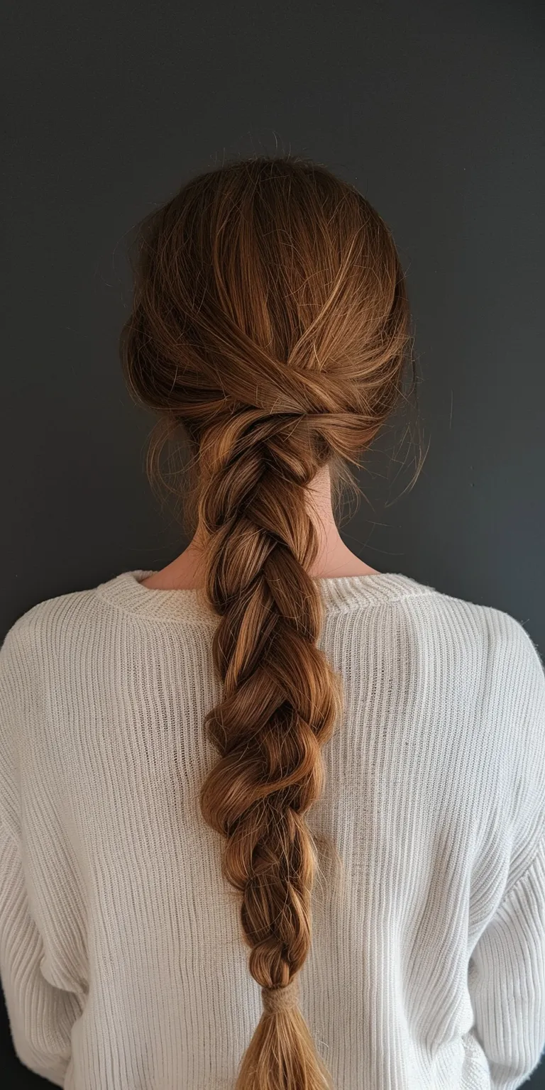 knotless hairstyles Braid, French braid, Waterfall braids, Boho twist