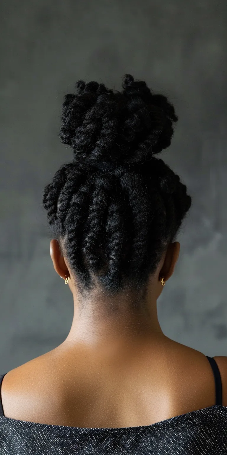 natural hair styles for ladies Hair twists, French twist, Crochet braids, Afro puffs, Kinky