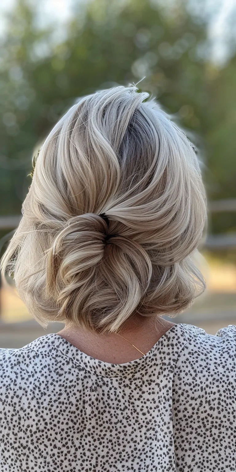 hairdos for older women Updo, French twist, Milkmaid braid, Chignon, Ballerina bun