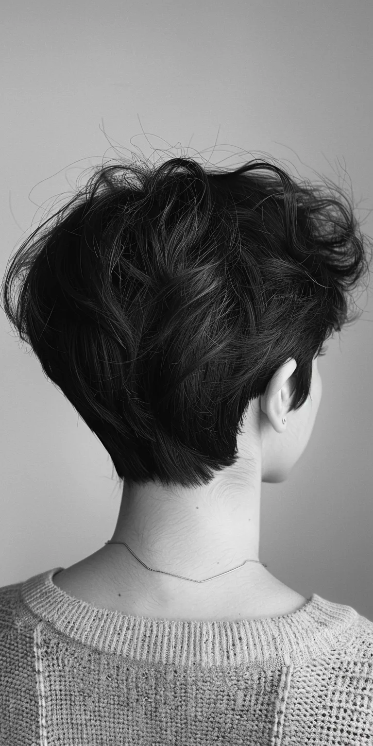 harry styles short hair Asymmetric cut, Japanese women's hairstyles, Pixie Chignon, Pompadour