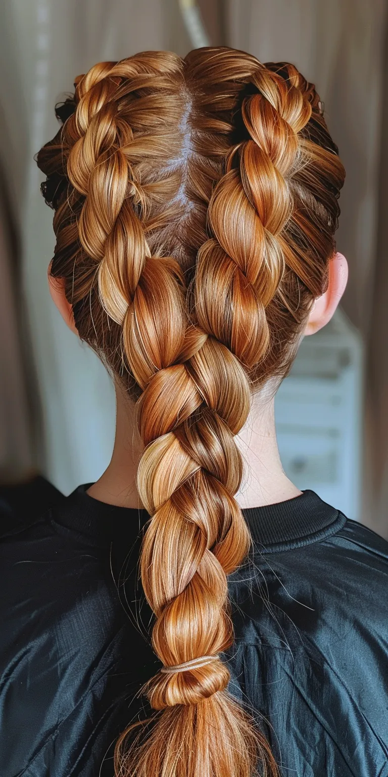 crown braid French braid, Waterfall braids, Braid, twist, Boho braids