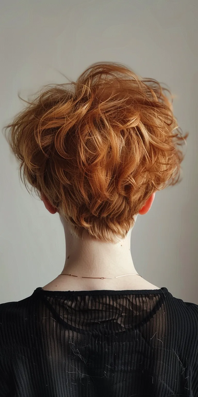 short hairstyles Asymmetric cut, Updo, Chignon, Pixie Bouffant