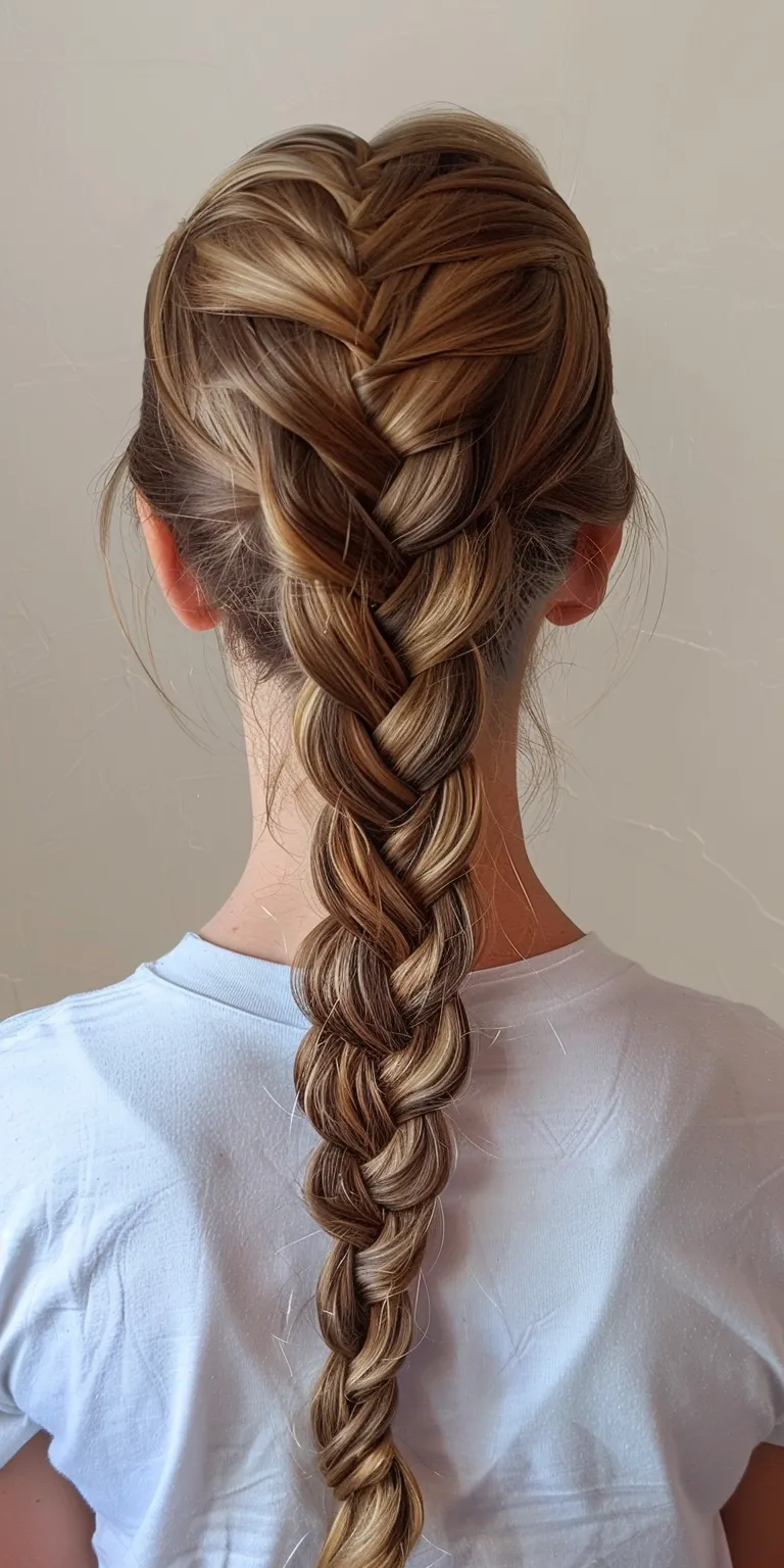 simple braid hairstyles Waterfall braids, French braid, Braid, twist, Milkmaid