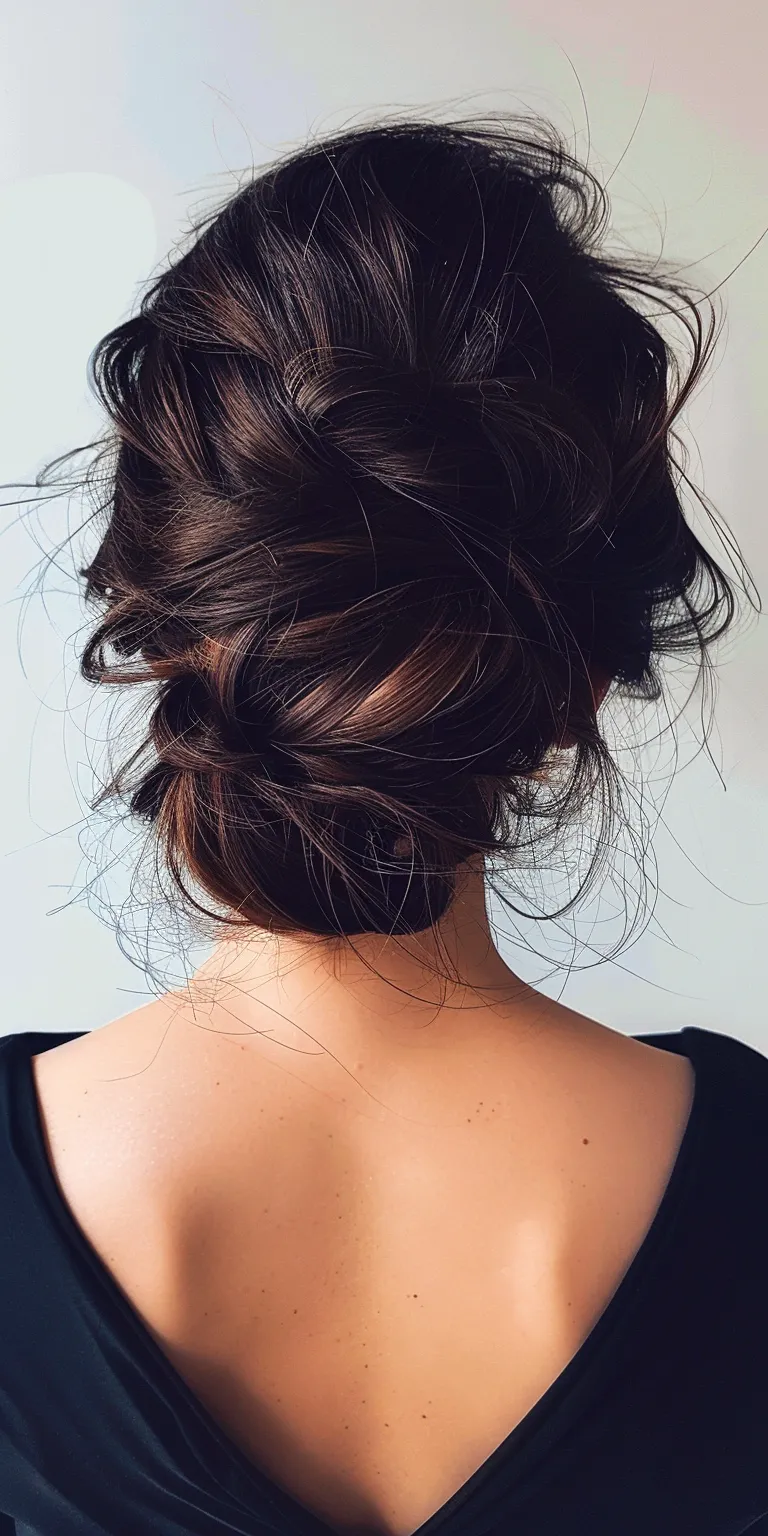 widows peak hairstyles Updo, Chignon, Ballerina bun, French twist, Milkmaid braid