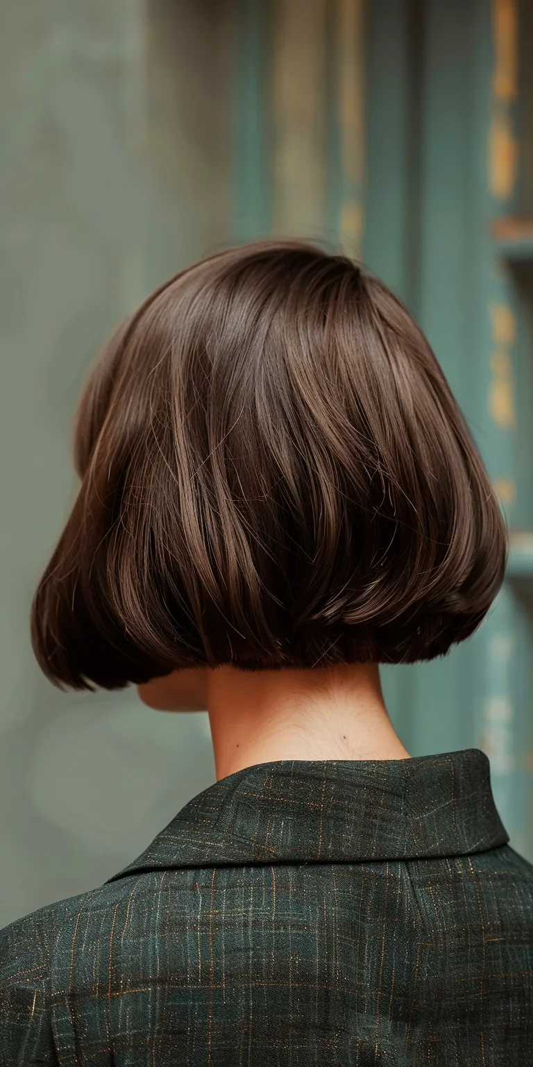 short bobs Asymmetric cut, Bob Chignon, Short brush Pompadour