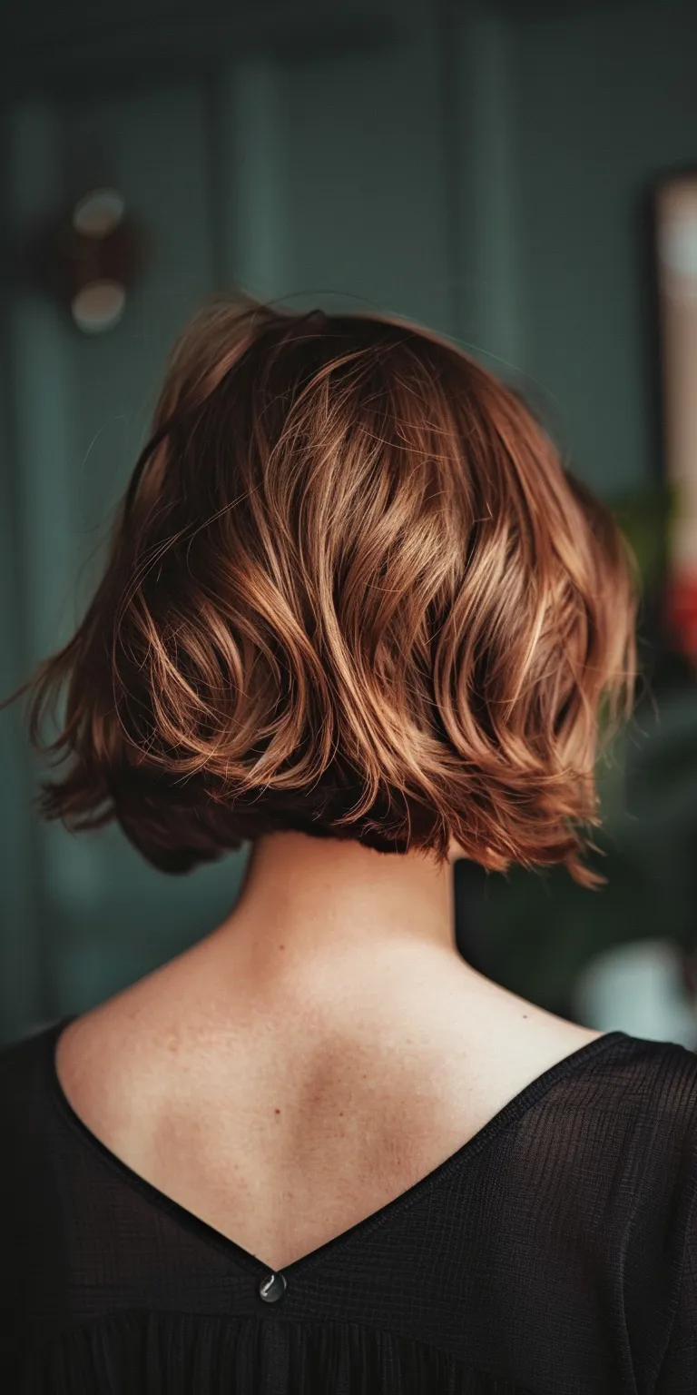 masculine haircuts Asymmetric cut, Bob Chignon, Short brush Butterfly haircut