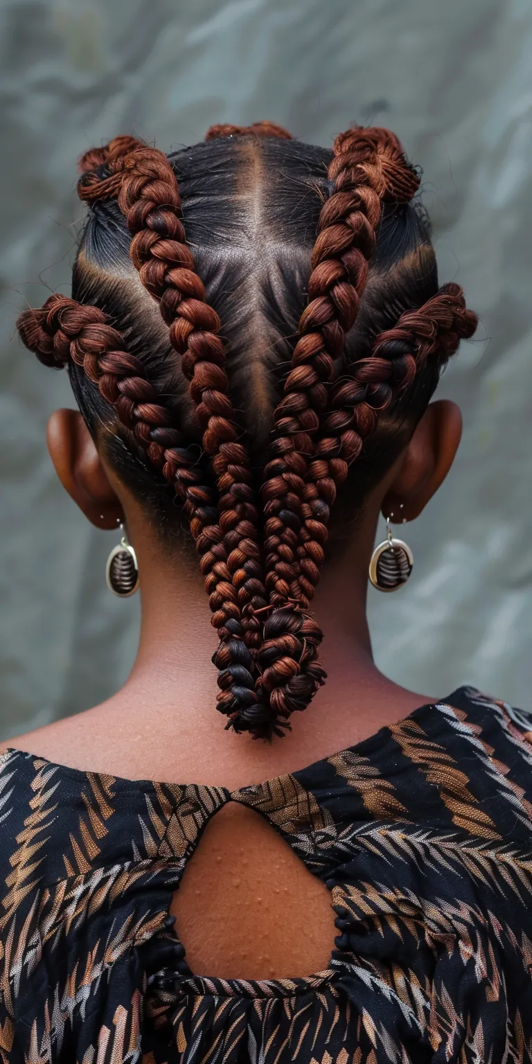 senegalese braids Hair twists, French twist, Waterfall braids, Boho Cornrows