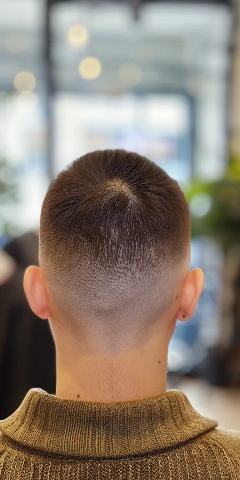 skin fade haircuts Professional cut, Tonsure, Pompadour, Short brush Asymmetric cut