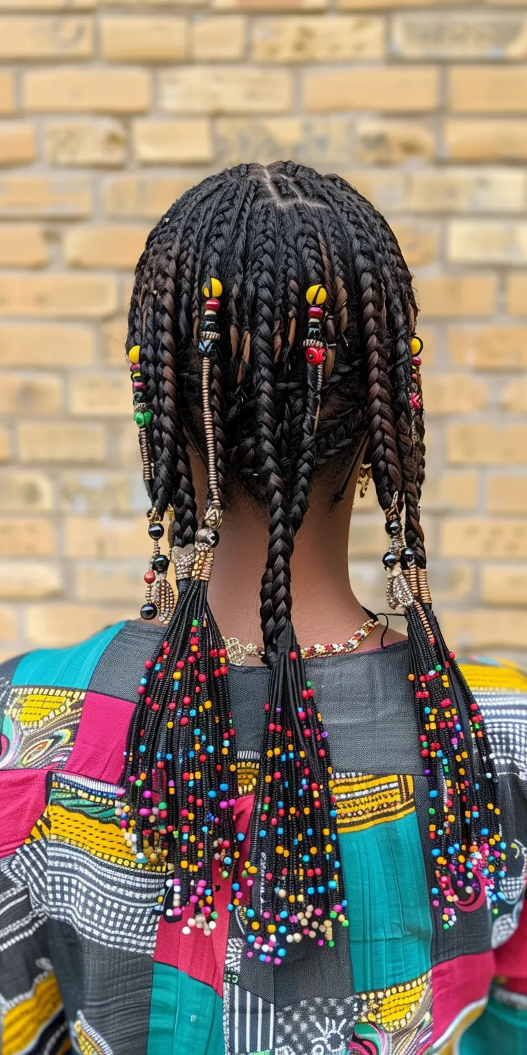 shoulder length knotless braids Hair twists, Crochet braids, Boho Waterfall Dreadlocks