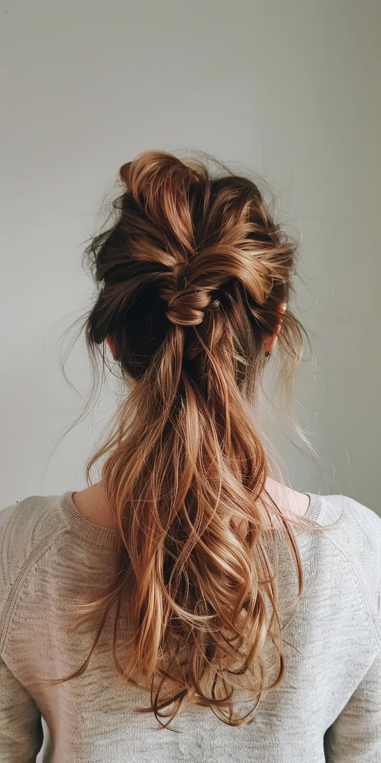 cute hairstyles for medium hair Updo, Ballerina bun, Chignon, French twist, braid