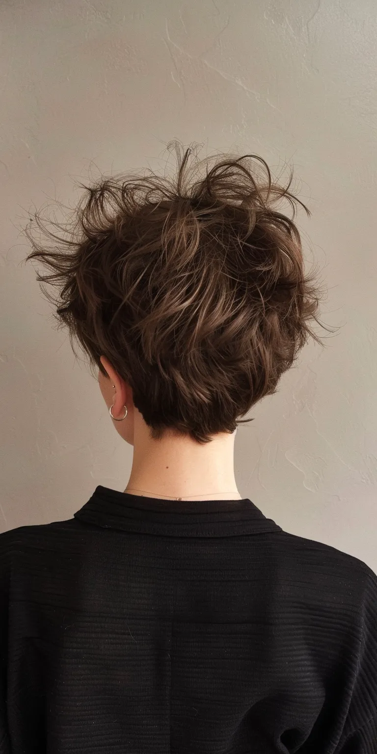 harry styles short hair Asymmetric cut, Chignon, Digital perm, Updo, Layered