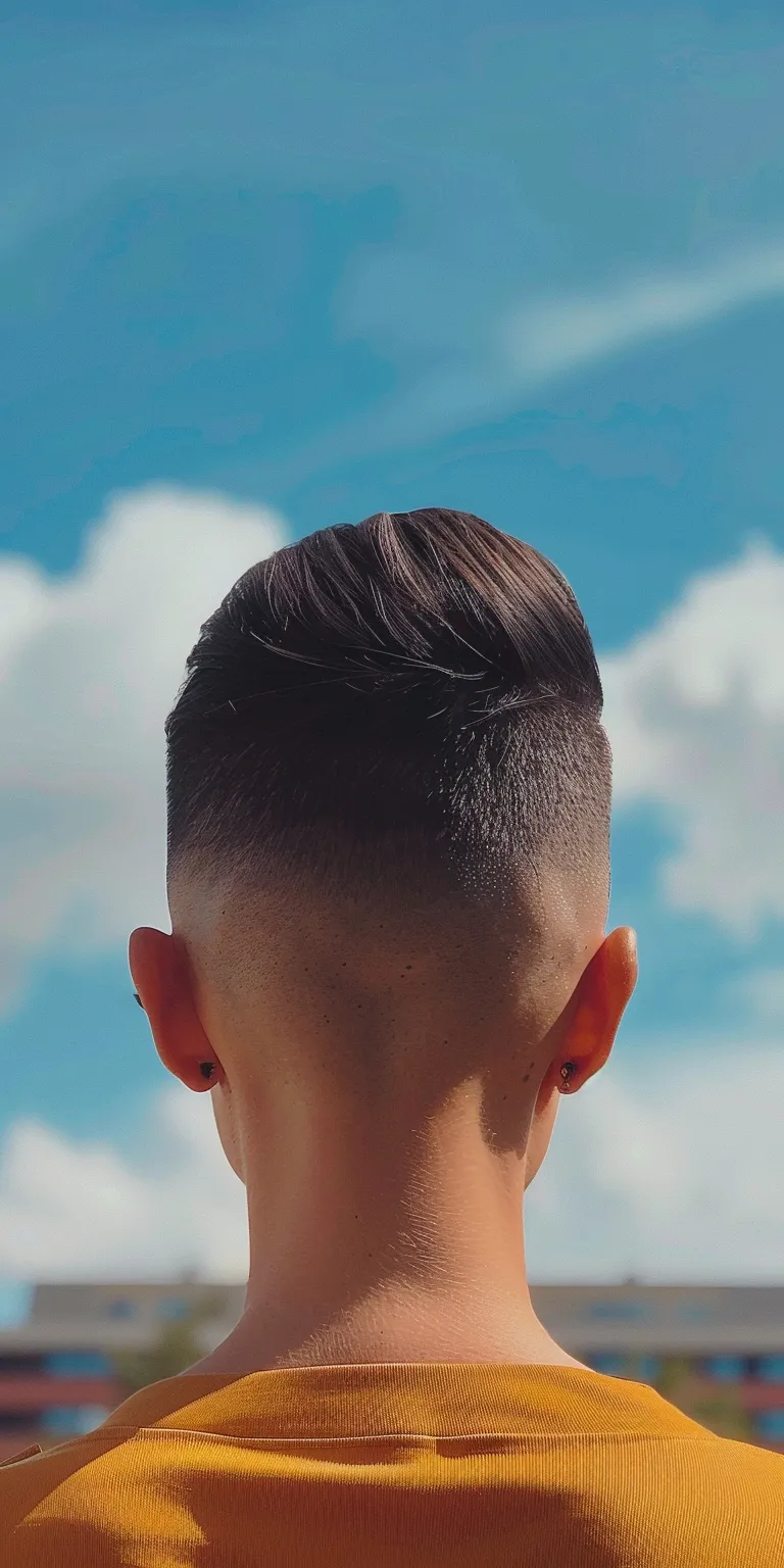 skin fade haircuts Pompadour, Hi-top fade, Mohawk, Butterfly haircut, Tonsure