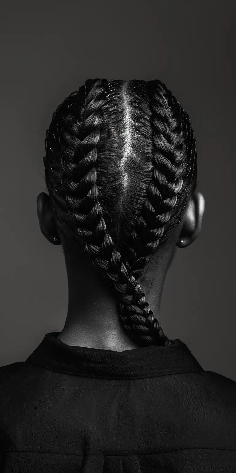 lines hairstyles Hair twists, French braid, Cornrows, Waterfall braids, twist