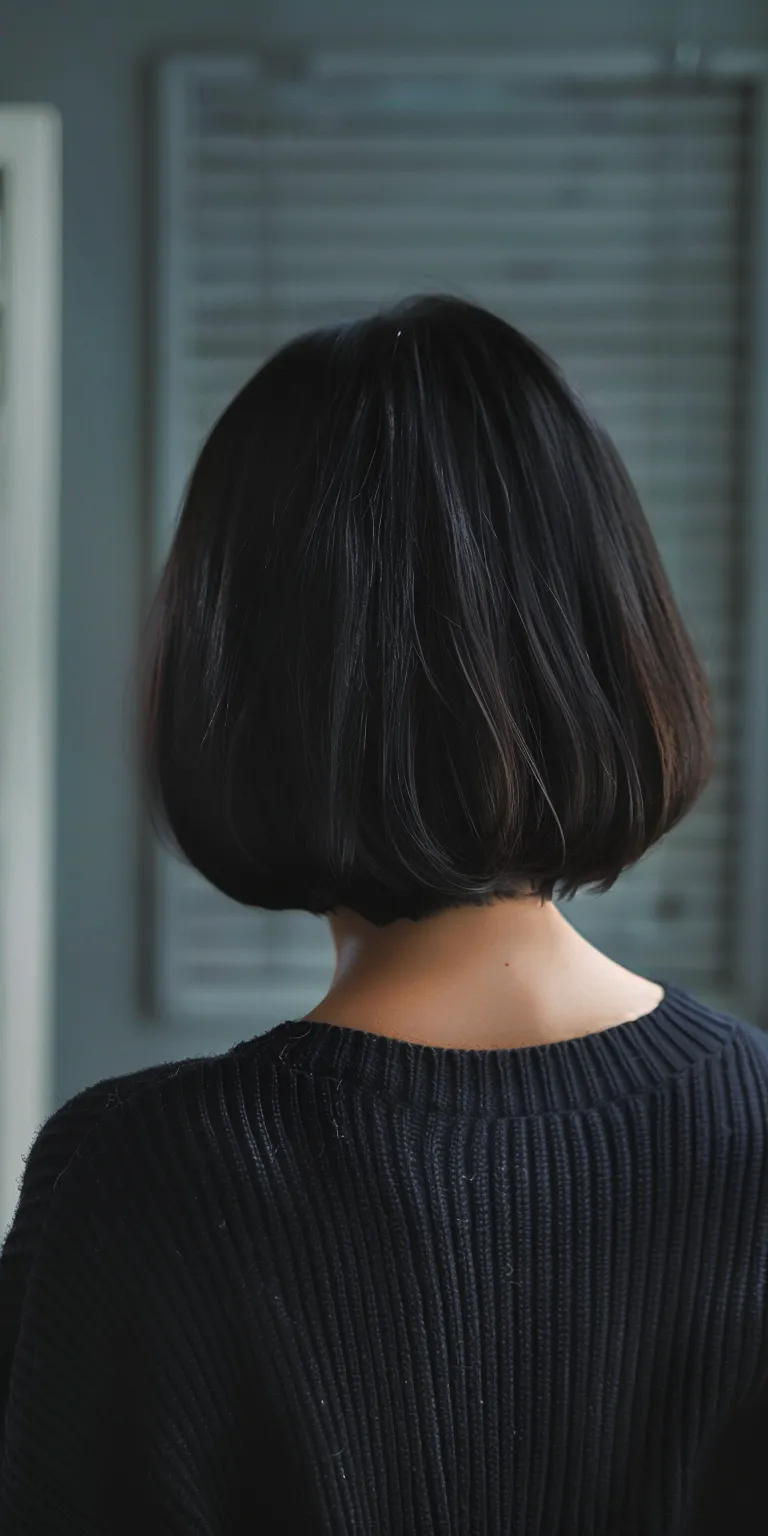 short bobs for women Asymmetric cut, Bob Japanese women's hairstyles, Butterfly haircut, Layered hair