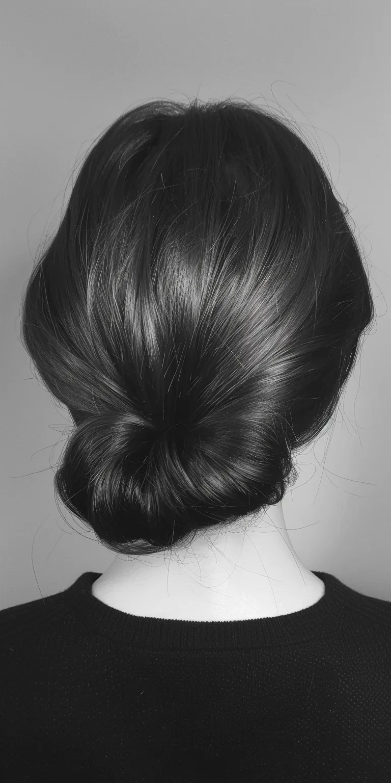 hairdo simple Chignon, Updo, French twist, Ballerina bun, Japanese women's hairstyles