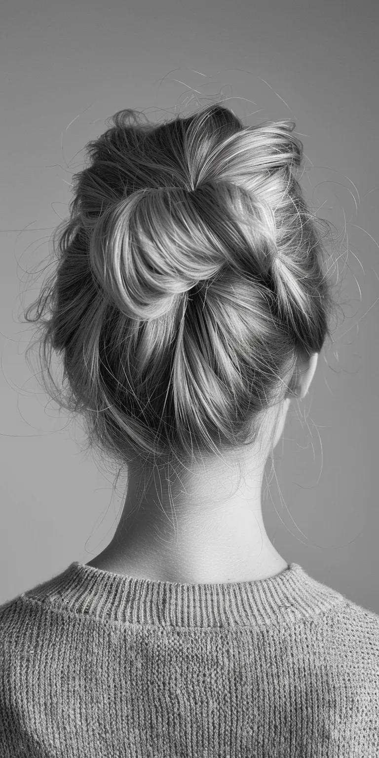 hairstyles for big foreheads female Chignon, Updo, Ballerina bun, Milkmaid braid, French twist