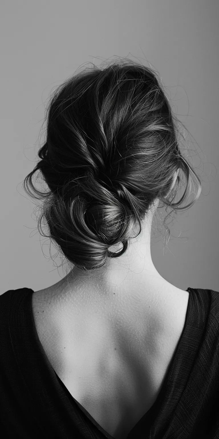 ball hairstyles Chignon, Updo, Milkmaid braid, Ballerina bun, French twist