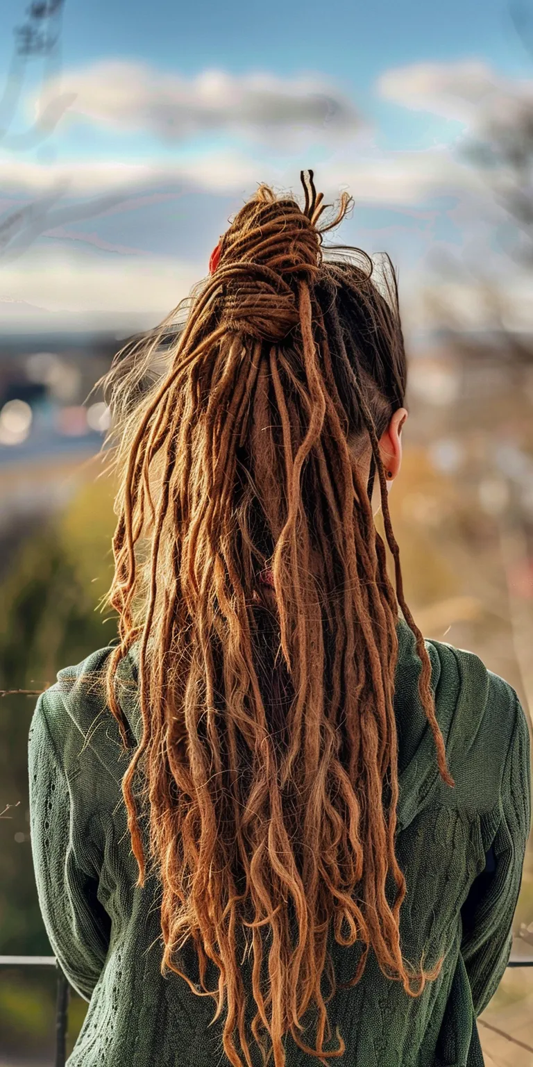 dreadlocks hairstyles Dreadlocks, Hair twists, Layered hair, crimping, Boho braids