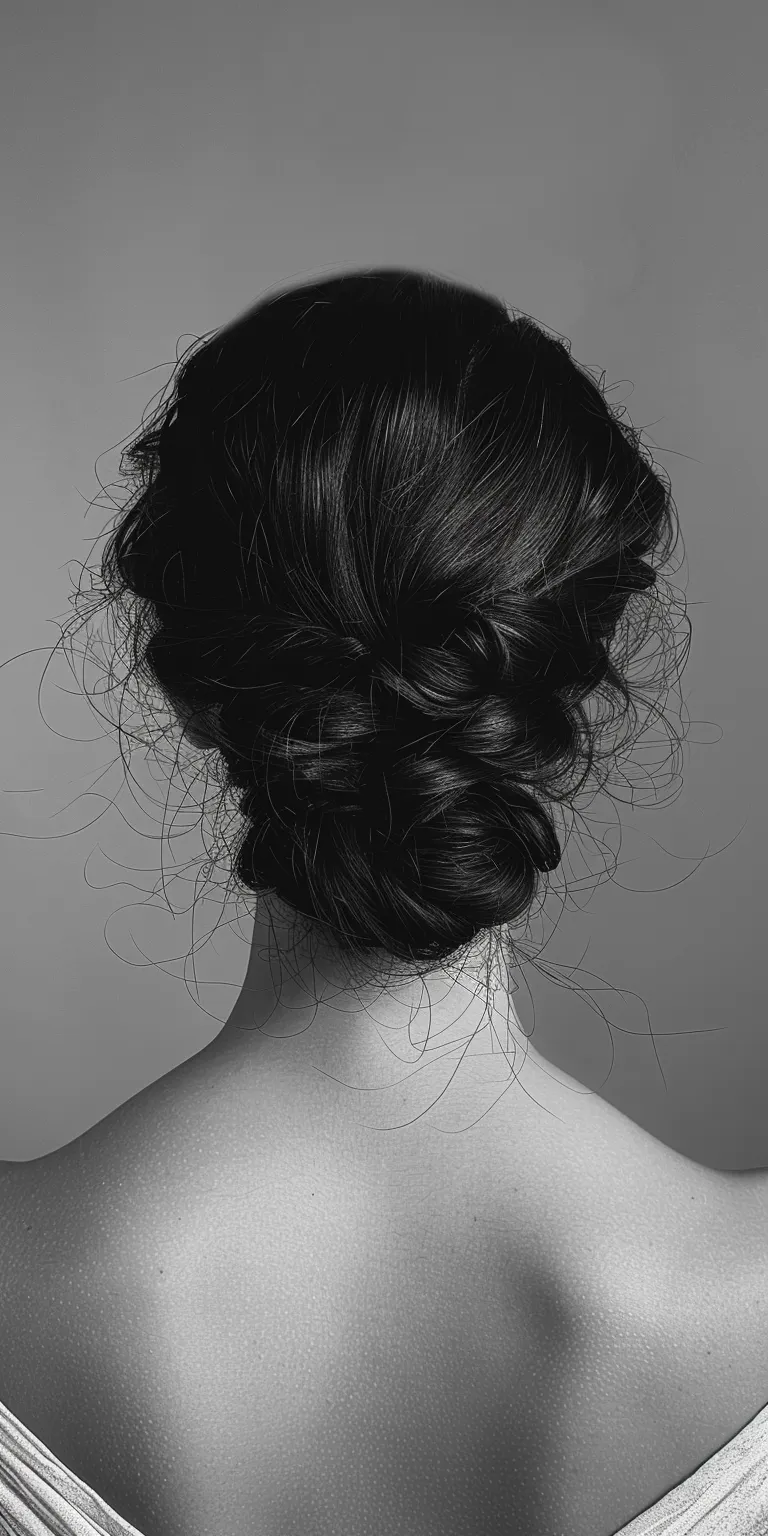 face shapes and hairstyles Milkmaid braid, Chignon, Updo, French Ringlets