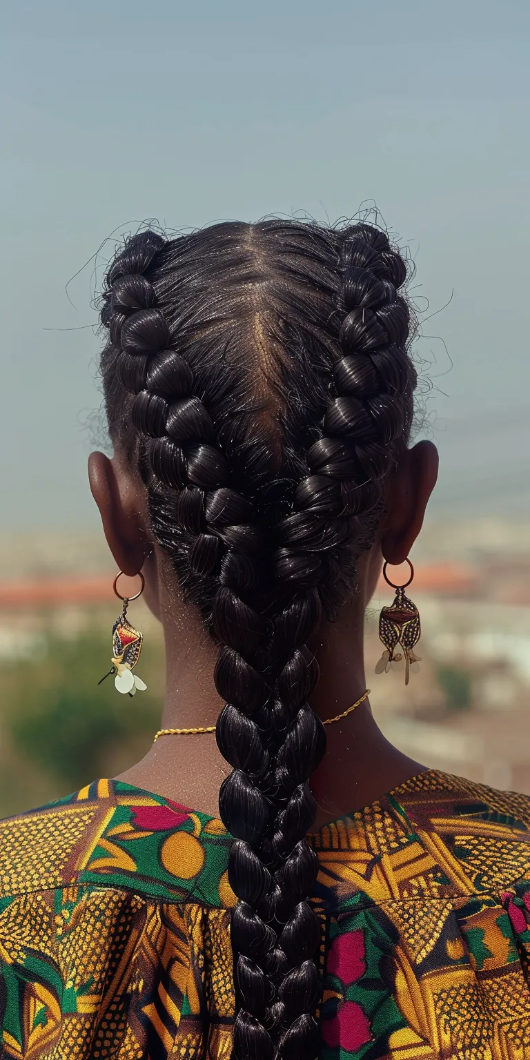 senegalese braids Hair twists, Boho braids, Waterfall French twist, Cornrows