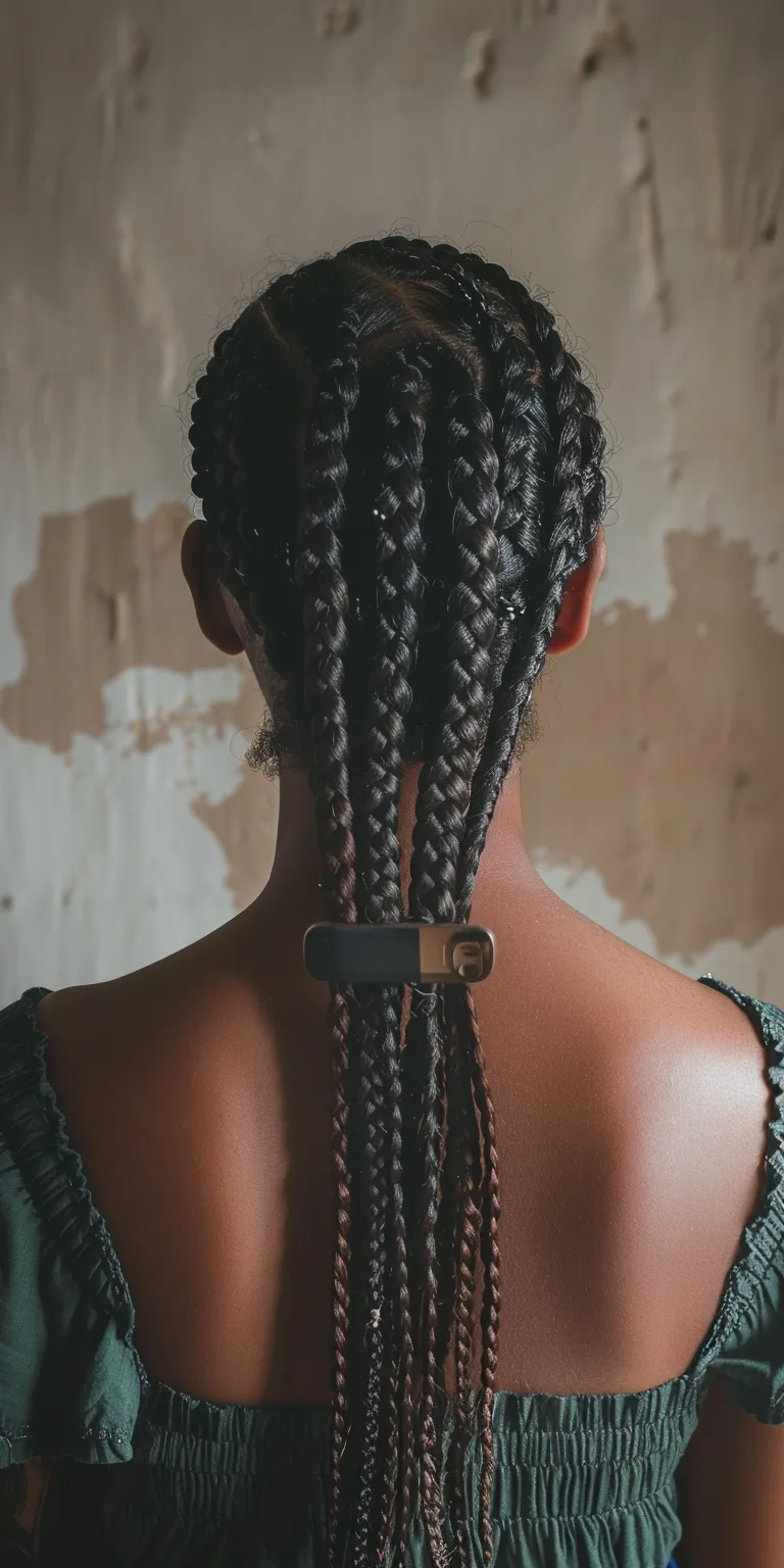 box braid Hair twists, Boho braids, Waterfall Crochet Braid