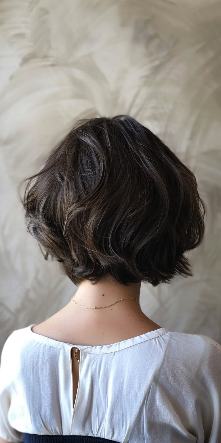 short layered hairstyles Asymmetric cut, Bob Layered hair, Pixie Short brush cut