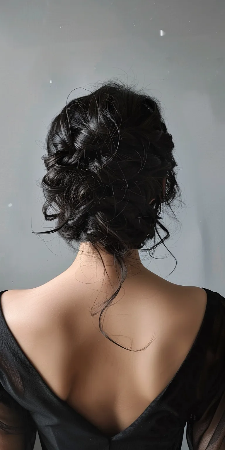 different types of hairstyles Updo, Chignon, Waterfall braids, Milkmaid braid, French braid