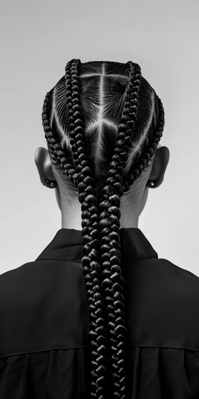 cool braids Cornrows, French twist, Hair twists, Finger wave, Waterfall