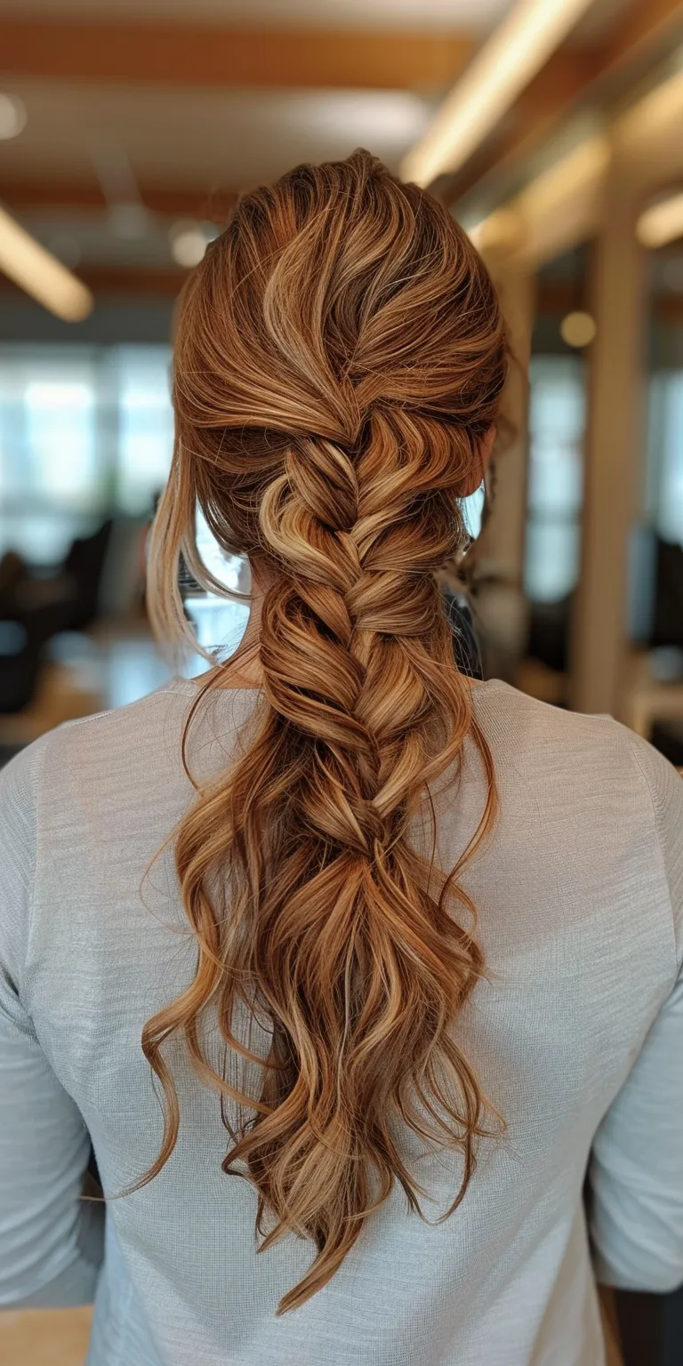 professional hairstyle Waterfall braids, French braid, Braid, twist, Boho braids