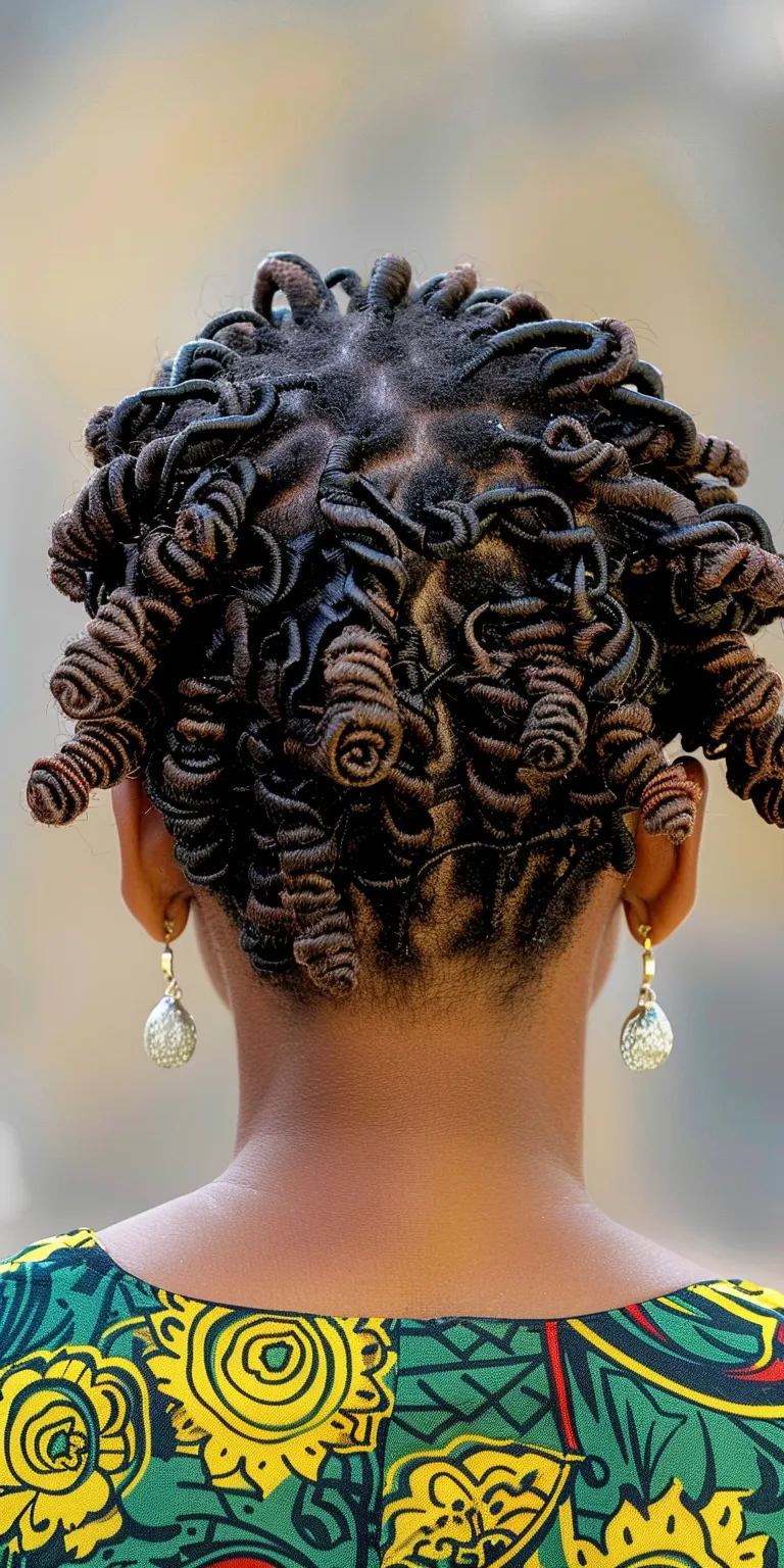 locs hairstyle Hair twists, Finger wave, French twist, Ringlets, Kinky hair