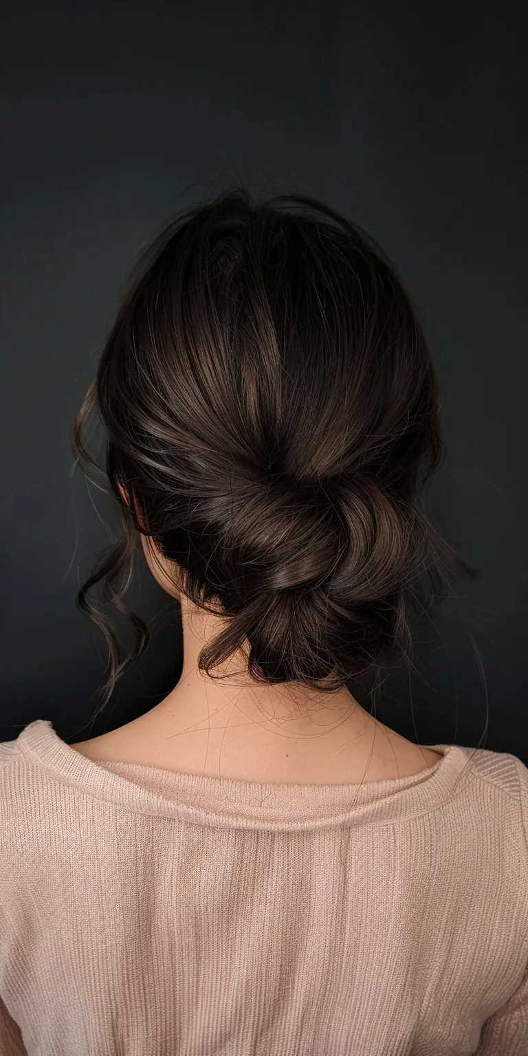 hairstyles for big foreheads female Chignon, Updo, French twist, Milkmaid braid, braid