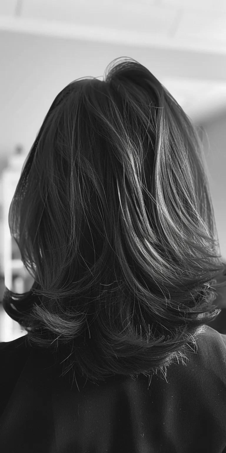 hair cutting style Layered hair, Asymmetric cut, Bob Ringlets, Curtained