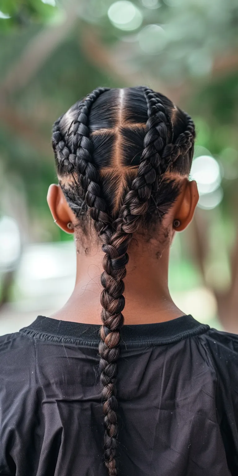 cornrow hairstyles for women Hair twists, Cornrows, French twist, Waterfall braids, braid