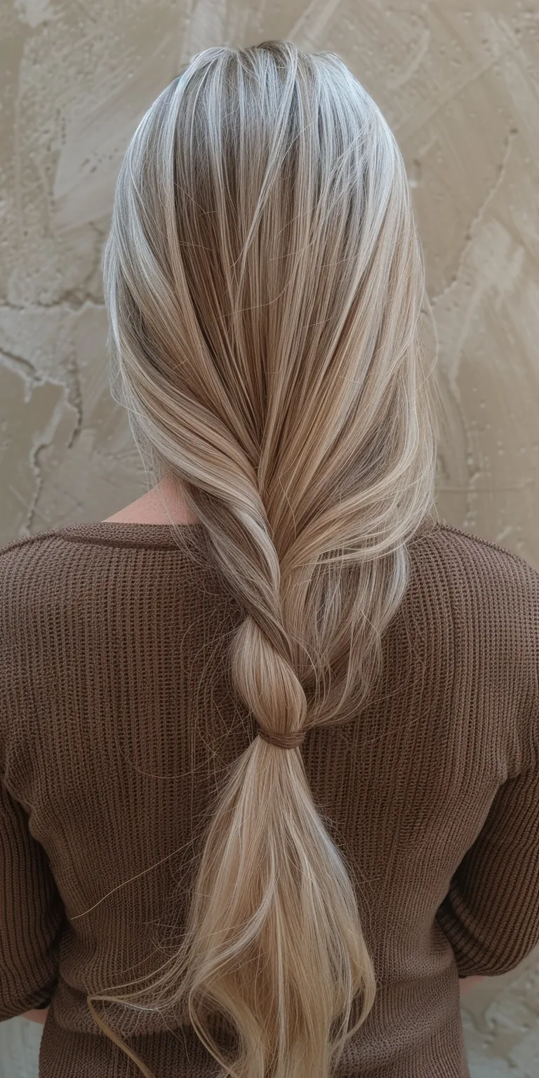 long hair styles for women over 50 Waterfall braids, Braid, French braid, Boho twist