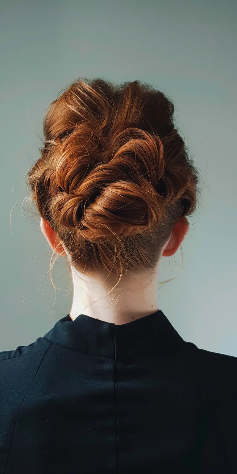 widows peak hairstyles Updo, Ballerina bun, French twist, Chignon, Milkmaid braid