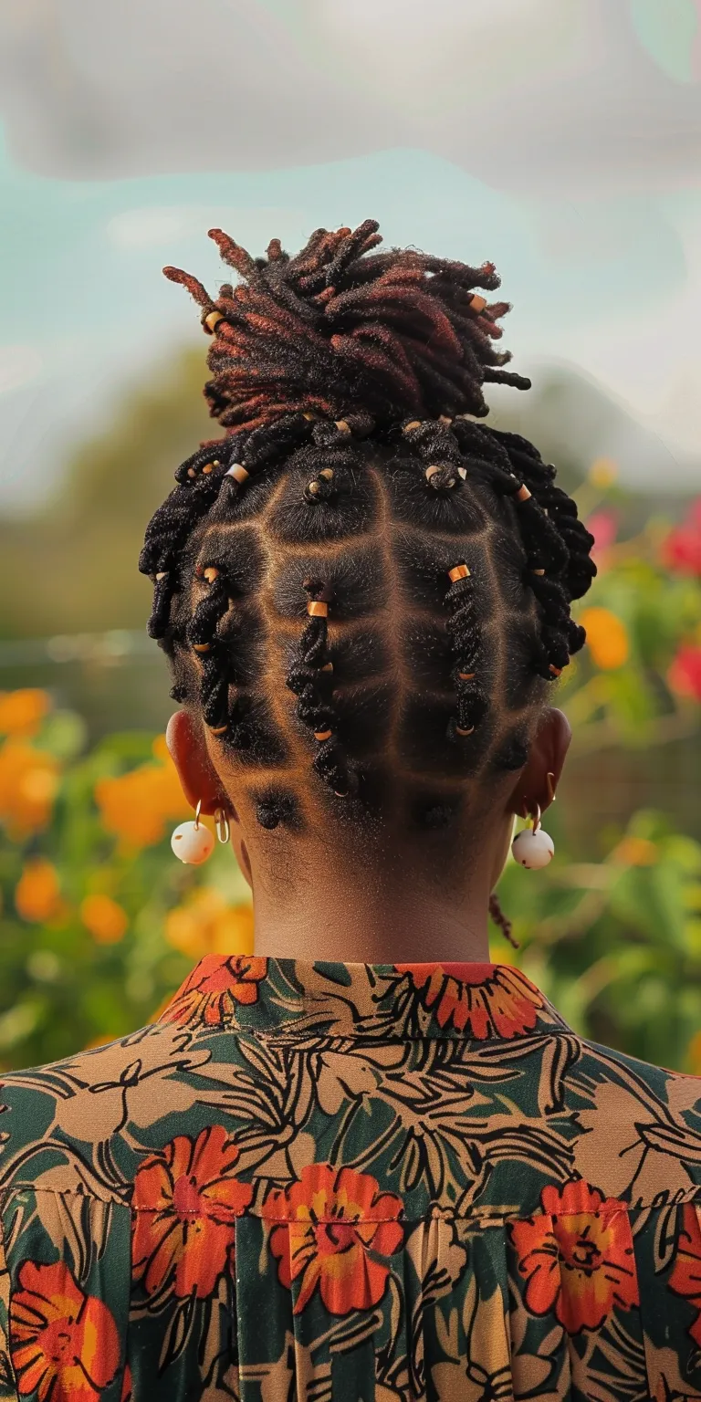 short dreadlocks Hair twists, Cornrows, Dreadlocks, Crochet braids, French twist