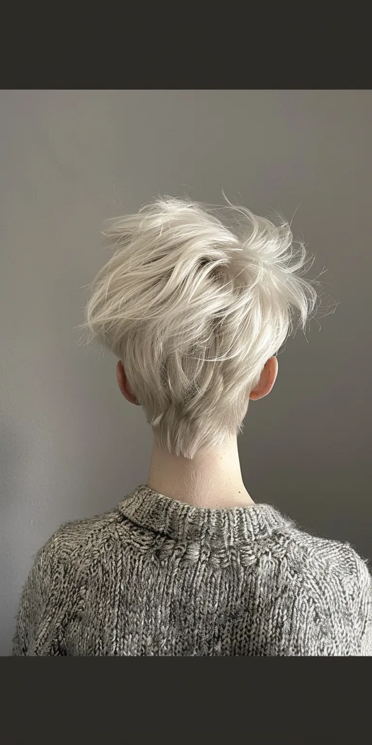 over 50 haircuts Asymmetric cut, Short brush Feathered hair, Pixie Layered hair