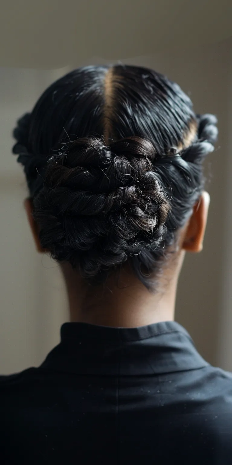 loc and twist gel Milkmaid braid, Updo, French twist, Waterfall braids, braid