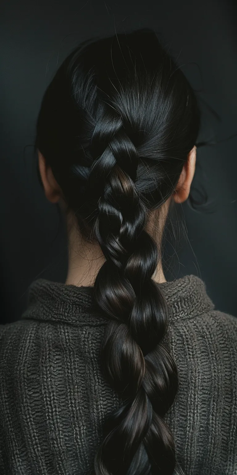 split hairstyles Braid, French braid, Waterfall braids, Milkmaid Boho braids