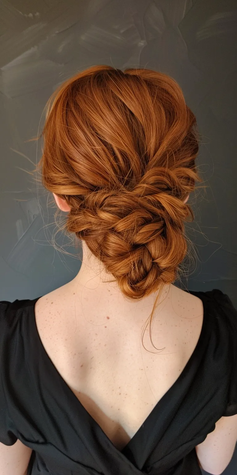 fringe hairstyles Updo, French braid, Milkmaid twist, Waterfall braids