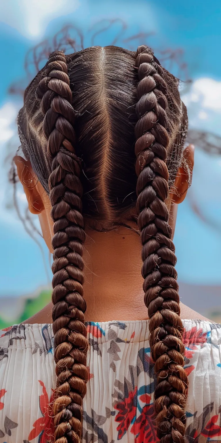 bohemian knotless braids Boho braids, Hair twists, Waterfall Cornrows, Braid