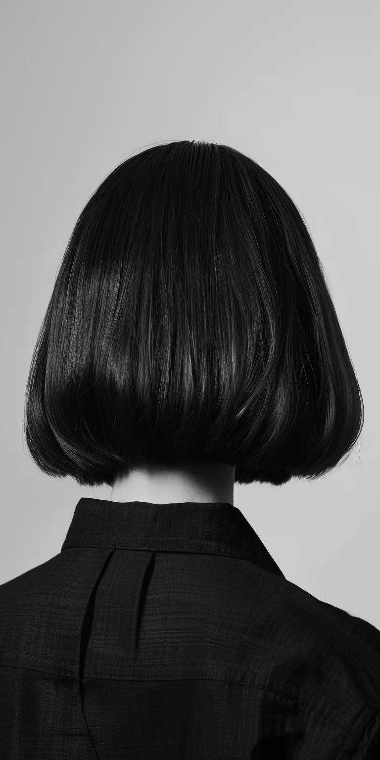 hairstyles with bangs Asymmetric cut, Bob Chignon, Tonsure, Bouffant