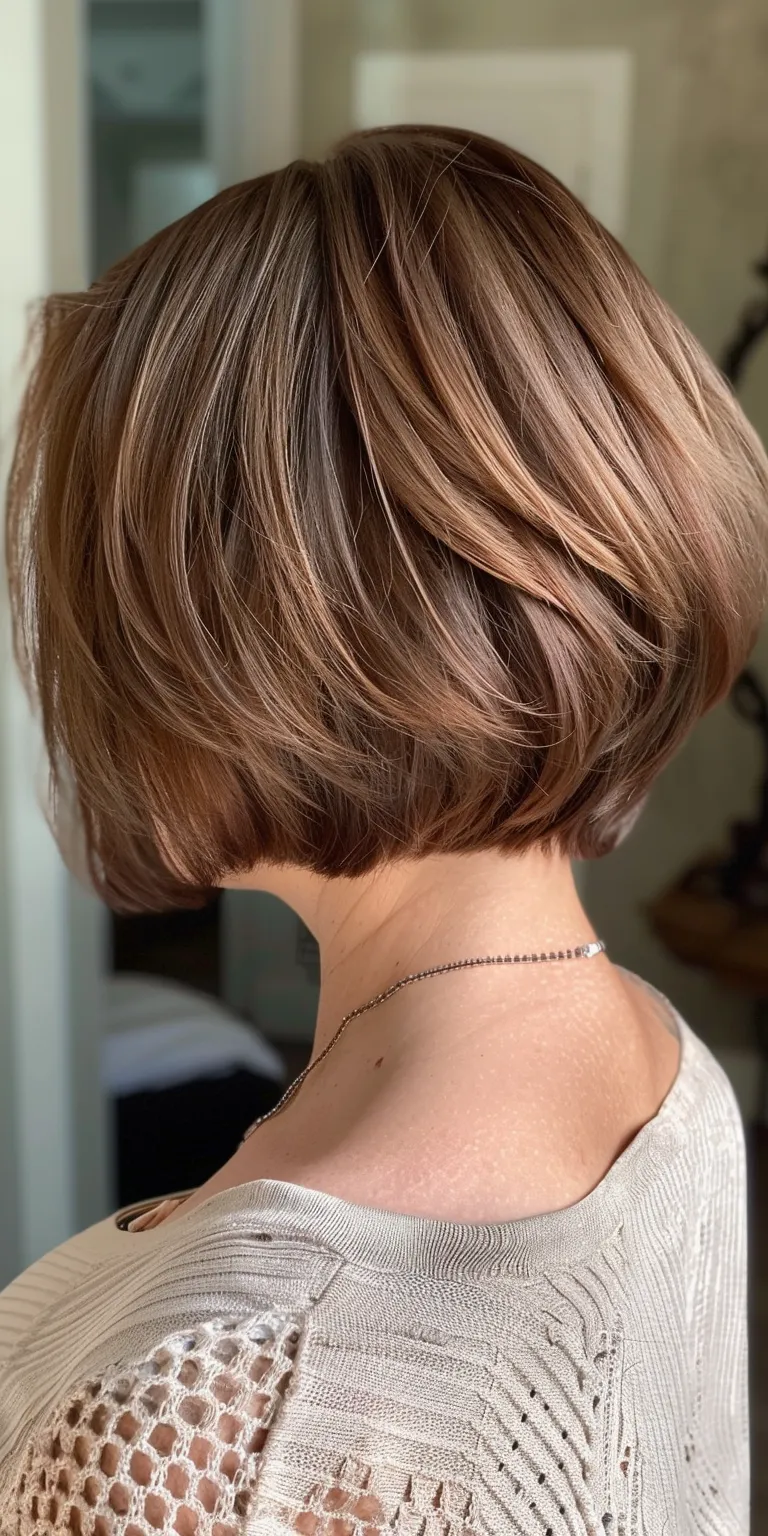 short bob haircuts for women Asymmetric cut, Short brush Bob Pixie Layered hair